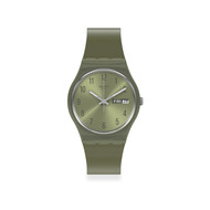 Montre Swatch mixte plastique vert