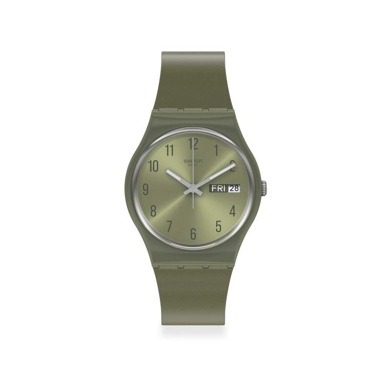 Montre Swatch mixte plastique vert - vue 1