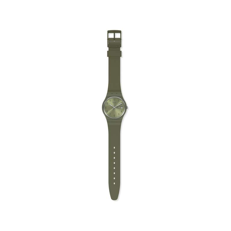 Montre Swatch mixte plastique vert - vue 3