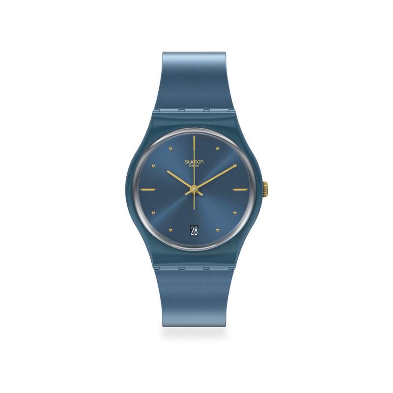 Montre Swatch mixte plastique bleu - vue 1
