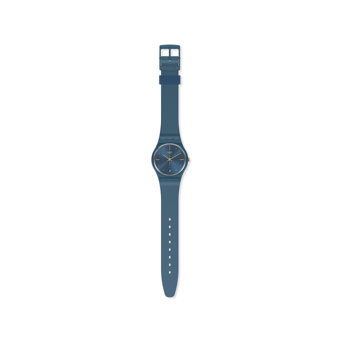 Montre Swatch mixte plastique bleu - vue 3