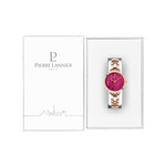 Montre Pierre Lannier femme acier doré rose - vue D2
