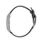 Montre Lip femme acier bracelet cuir noir - vue 2