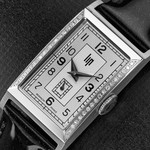Montre Lip femme acier bracelet cuir noir - vue D1