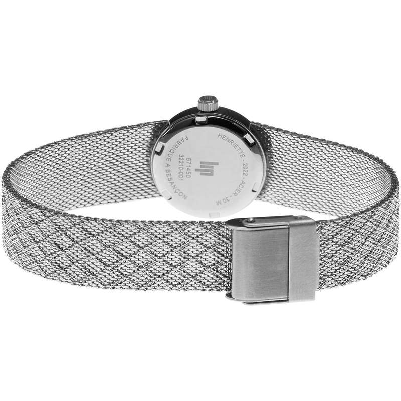 Montre Lip femme acier bracelet métal - vue 3