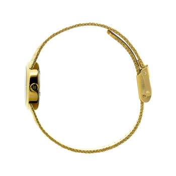 Lip roestvrij stalen dameshorloge met gouden metalen armband