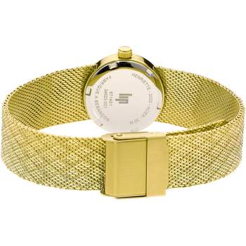 Lip roestvrij stalen dameshorloge met gouden metalen armband