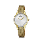 Montre Festina femme acier doré maille milanaise - vue 1
