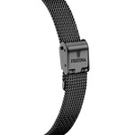 Montre Festina femme acier doré rose bracelet acier noir maille milanaise - vue D2