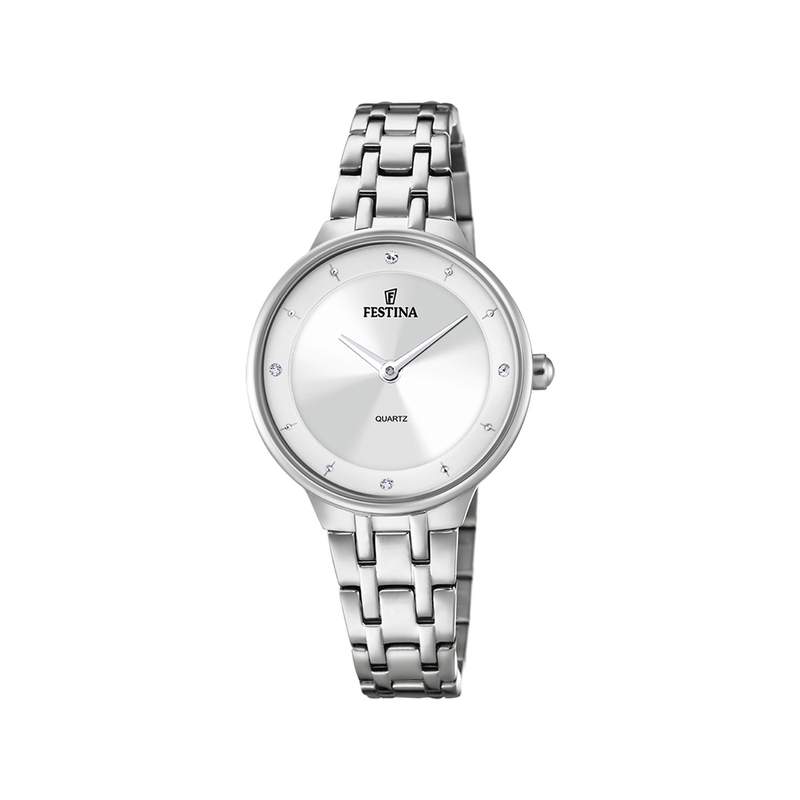 Montre Festina femme acier bracelet acier - vue 1