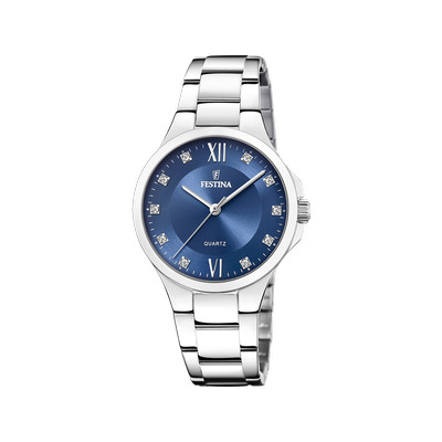 Montre Festina femme acier bracelet acier - vue 1
