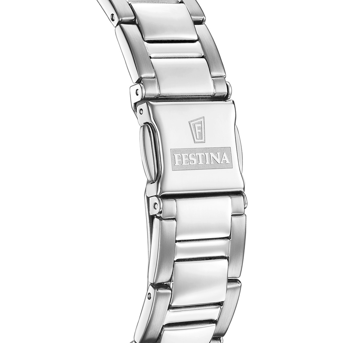 Montre Festina femme chronographe acier bracelet acier - vue D2