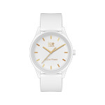 Montre Ice watch femme solaire bracelet plastique blanc - vue 1