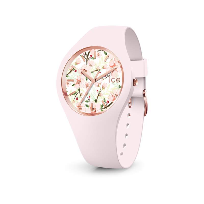 Montre Ice Watch femme bracelet silicone rose - vue 1