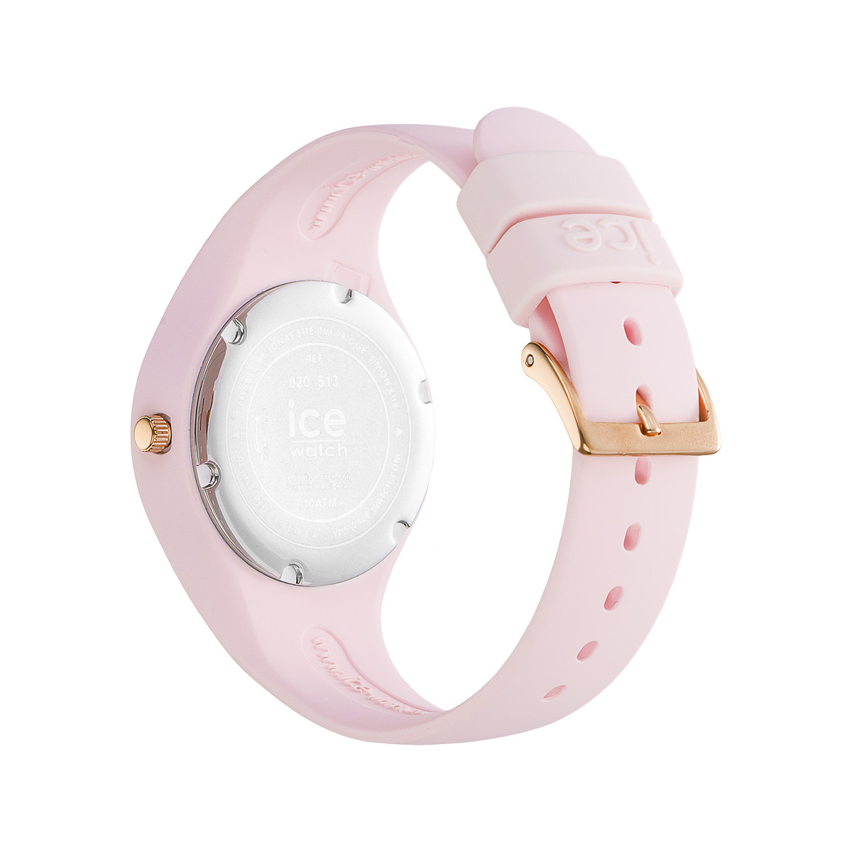 Montre Ice Watch femme bracelet silicone rose - vue 3