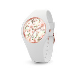 Montre Ice Watch femme bracelet silicone blanc - vue 1