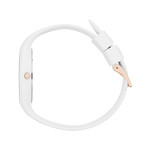 Montre Ice Watch femme bracelet silicone blanc - vue 2