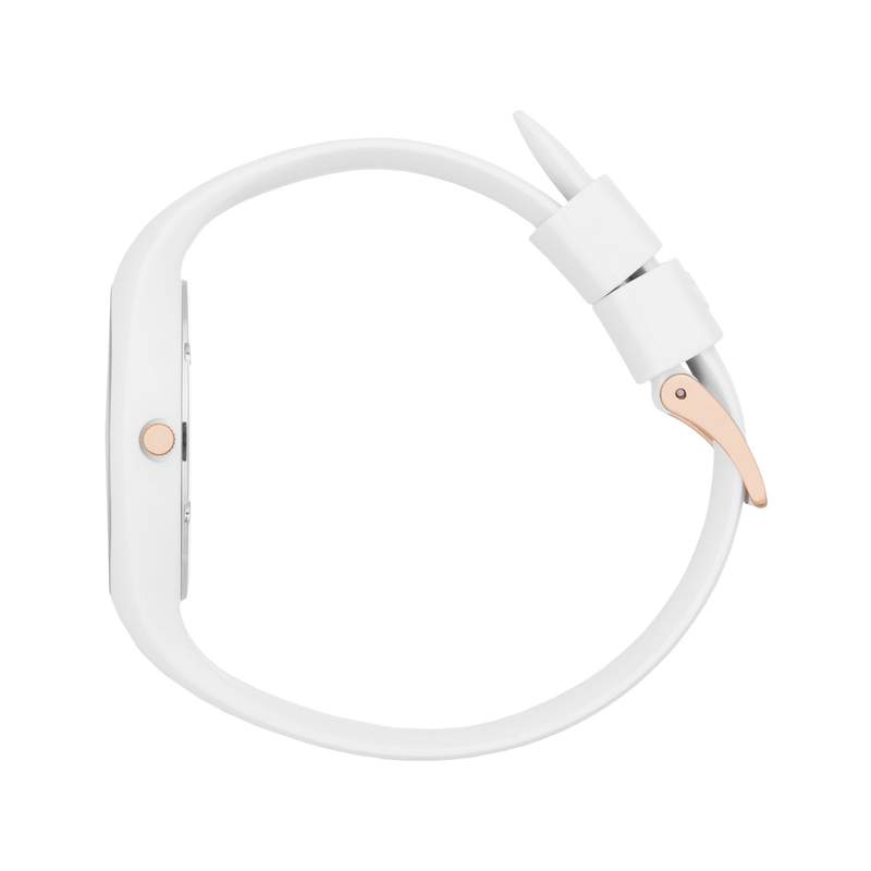 Montre Ice Watch femme bracelet silicone blanc - vue 2