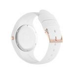Montre Ice Watch femme bracelet silicone blanc - vue 3