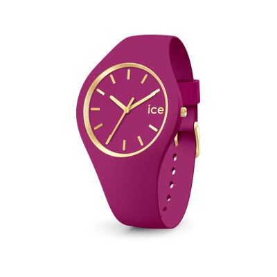 Montre Ice Watch femme bracelet silicone rose - vue 1