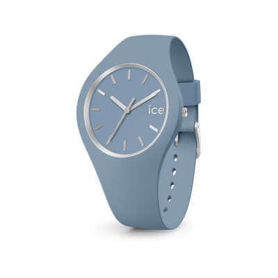 Montre Ice Watch femme  bracelet silicone bleu - vue 1
