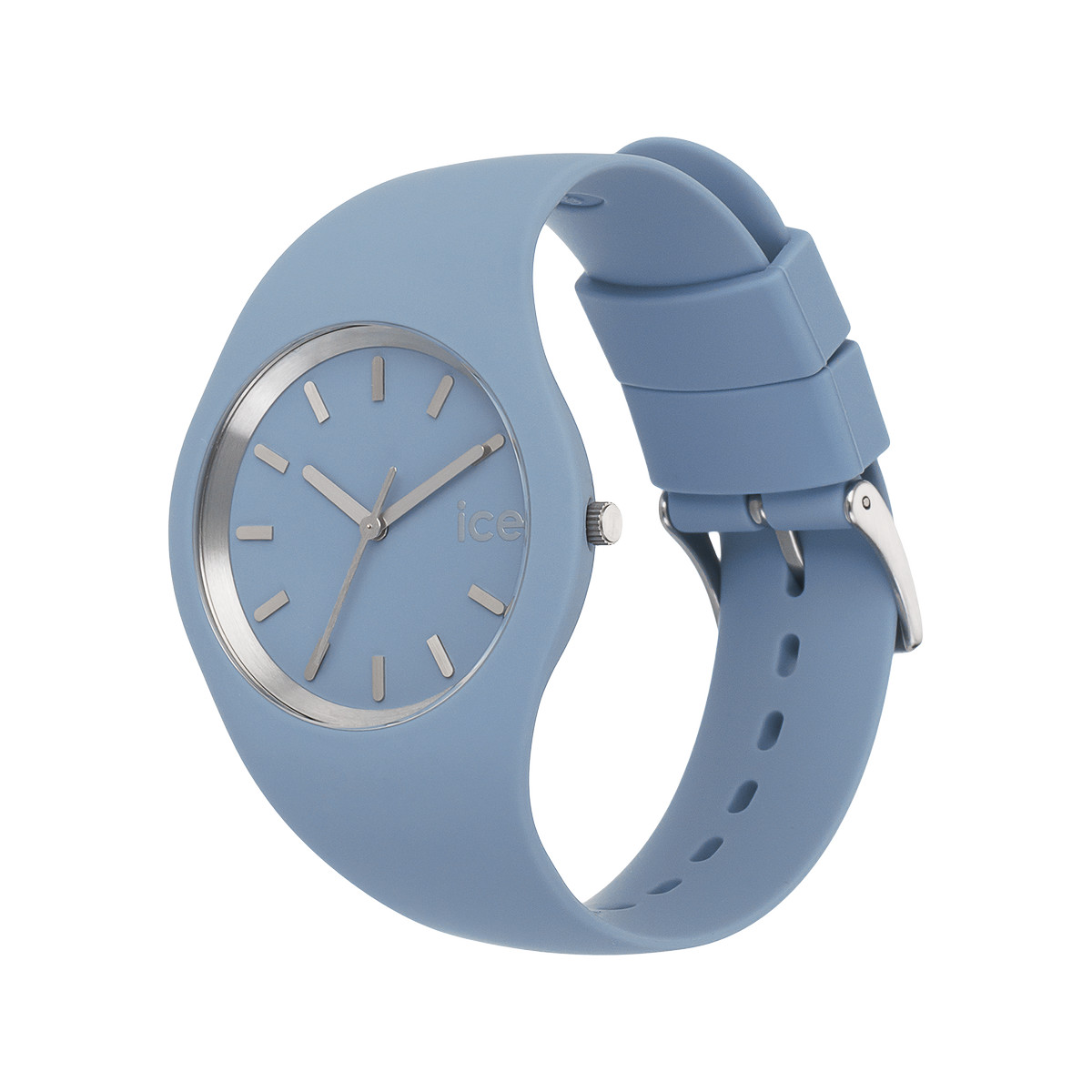 Montre Ice Watch femme  bracelet silicone bleu - vue 4