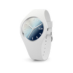 Montre Ice Watch femme bracelet silicone blanc - vue 1