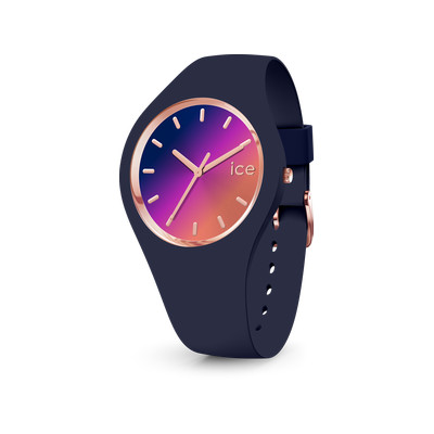 Montre Ice watch femme  bracelet silicone bleu - vue 1