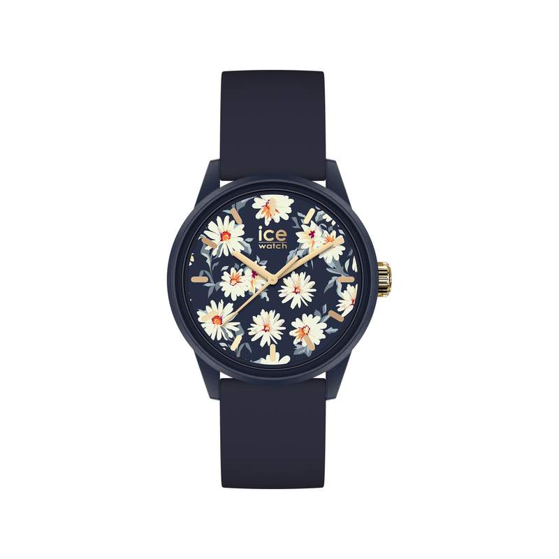 Montre Ice watch femme solaire bracelet plastique bleu - vue 1