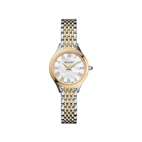 Montre Balmain femme bracelet acier bicolore jaune