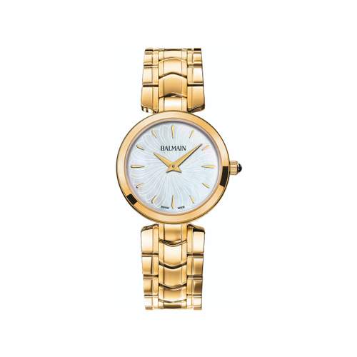 Montre Balmain femme bracelet doré jaune