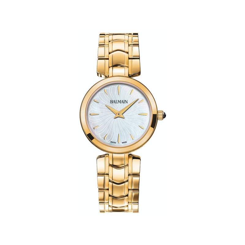 Balmain women's watch with a yellow gold bracelet - view 1