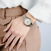 Balmain femme cadran nacre bracelet acier bicolore rose - vue Vporté 2