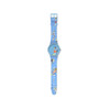 Montre Swatch mixte plastique bracelet silicone bleu - vue V4