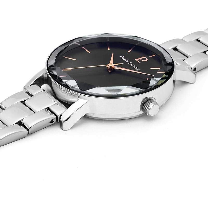 Montre Pierre Lannier femme bracelet acier - vue 2