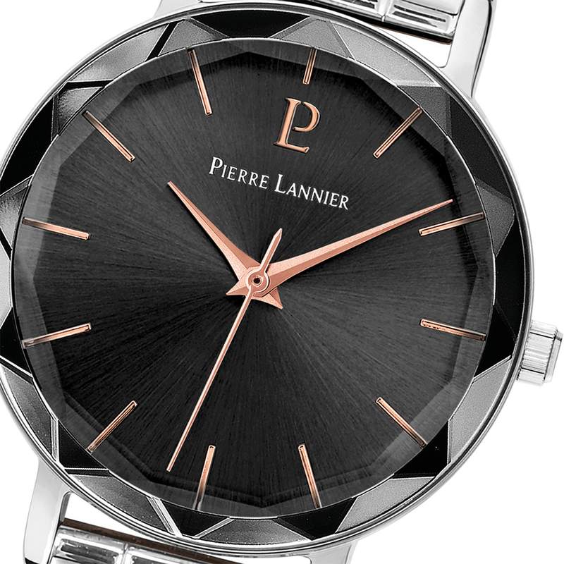 Montre Pierre Lannier femme bracelet acier - vue D1