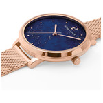 Montre Pierre Lannier femme acier doré rose - vue 2