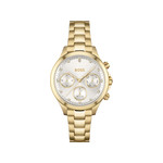 Montre Boss femme bracelet acier dore jaune - vue 1