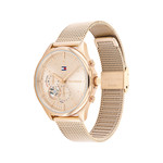 Tommy Hilfiger women's pink gold steel watch - view 2