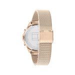 Tommy Hilfiger women's pink gold steel watch - view 3