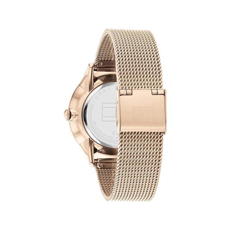 Montre Tommy Hilfiger femme acier dore rose - vue 3