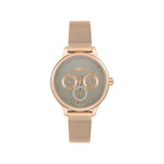 Montre Lacoste femme acier doré rose - vue 1