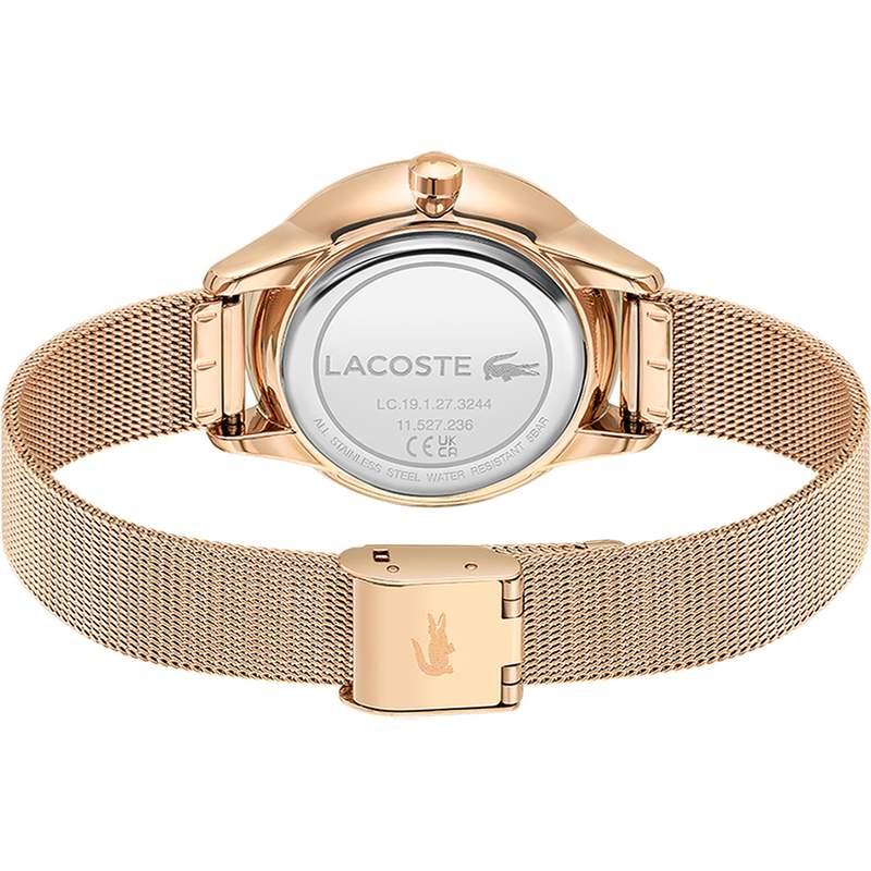 Montre Lacoste femme acier doré rose - vue 3