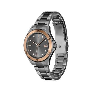 Lacoste dameshorloge met grijze stalen armband