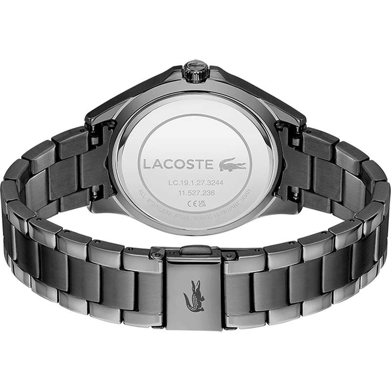 Montre lacoste femme bracelet acier gris - vue 3