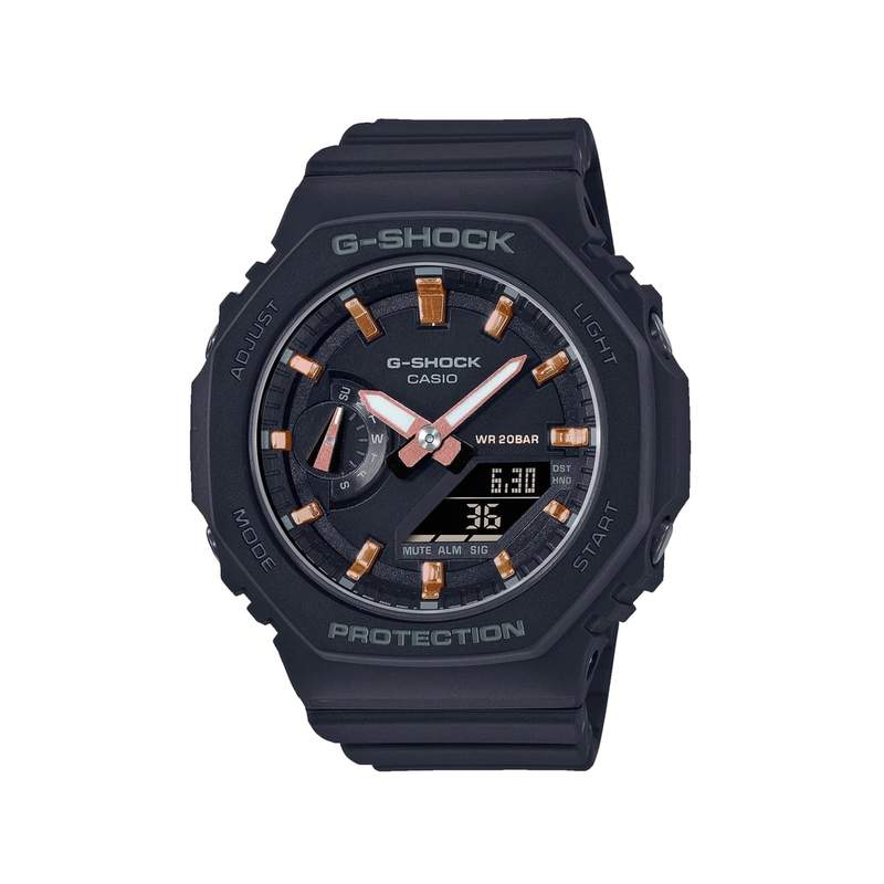 Montre G-SHOCK femme bracelet résine noire - vue 1
