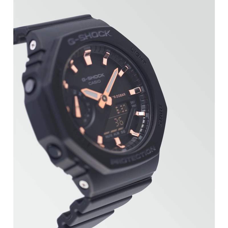 Montre G-SHOCK femme bracelet résine noire - vue D2