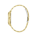Montre GUESS femme bracelet acier doré jaune - vue 2