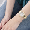 Montre GUESS femme bracelet acier doré jaune jaune - vue Vporté 3