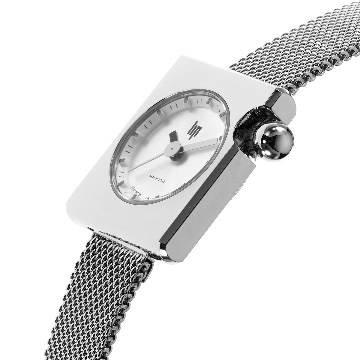 Montre LIP femme acier bracelet métal - vue D2